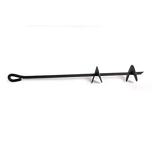 HomePride 30" Eye Anchor 4" Double DISC (4 Pack) for Anchoring Shed's, Boat's, Carports