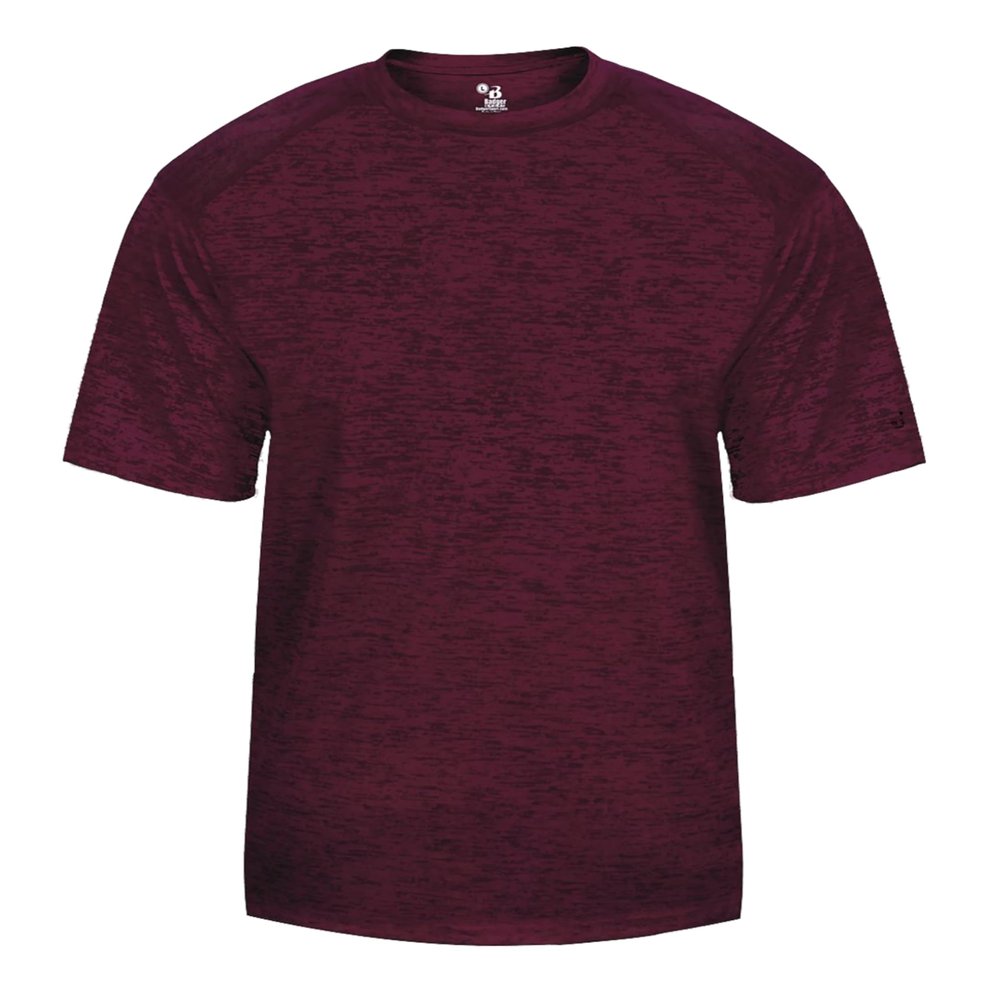 Badger Sports Tonal Blend Tee Maroon Tonal Ble Medium