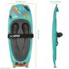 Xspec Kneeboard with Hook for Knee Surfing Boating Waterboarding with Padded Foam Surface, Aqua view 3