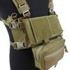 TMC TMC3115 Tactical Combat Lightweight Modular Chest Rig Training Vest Rig Pouch Set KK view 2