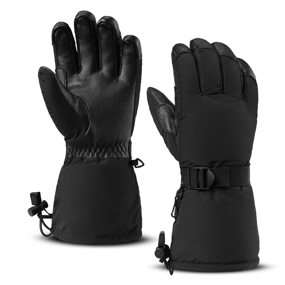 OZERO Winter Ski Gloves Snow Mittens with Thermal Insulation for Men and Women Skiing Snowboard Snowmobile