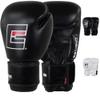 Combat Corner Premium Cowhide Leather Proper Thai Boxing Gloves for Kickboxing, Heavy Bag Workout, MMA Pro Sparring Training Gloves Mitts, Muay Thai Men | Women view 1