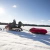 Eskimo 34120 64" Sled Travel Cover,Black/Red view 3