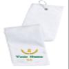 Printualist Personalized Golf Towel - Custom Embroidered Design & Name - Golf Bag Design - 16" x 26", White, Absorbent Cotton Terry Velour Fabric view 1