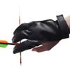 AMEYXGS Archery Leather 3 Finger Gloves Shooting Hunting Gloves Finger Protector for Men Women & Youth Protective Gear view 2