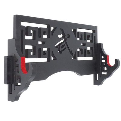 JIZHU Sword Holder Wall Mount Sword Stand Japanese Samurai Sword Display Rack Hanger and Standard Swords 1-4 Tier -1-Tier
