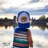 Custom Kid Truck Hats Personalized Mesh Adjustable Baseball Cap Sun Visor Hats view 4