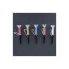 Golf Tee, 3.54inch/3.11inch Pride Professional Flexible Magnetic Plastic Golf Tee Tall Golf Tees Bulk Reduce Side Spin and Friction Elastic Recovery Golf Training 5 Count (Pack of 1) view 3