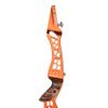 ZSHJGJR Archery 25 Inch Recurve Bow ILF Riser Aluminum CNC Milling Takedown Recurve Bow Handle Right Handed ILF Device for Archery Bow Targeting ILF Limbs (Orange) view 3