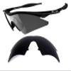 Galaxy Replacement Lenses For Oakley M Frame Sweep Sunglasses Polarized Multi Selection Black view 1
