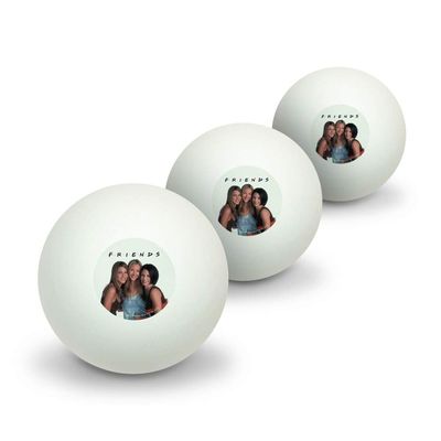 GRAPHICS & MORE Friends The Girls Novelty Table Tennis Ping Pong Ball 3 Pack