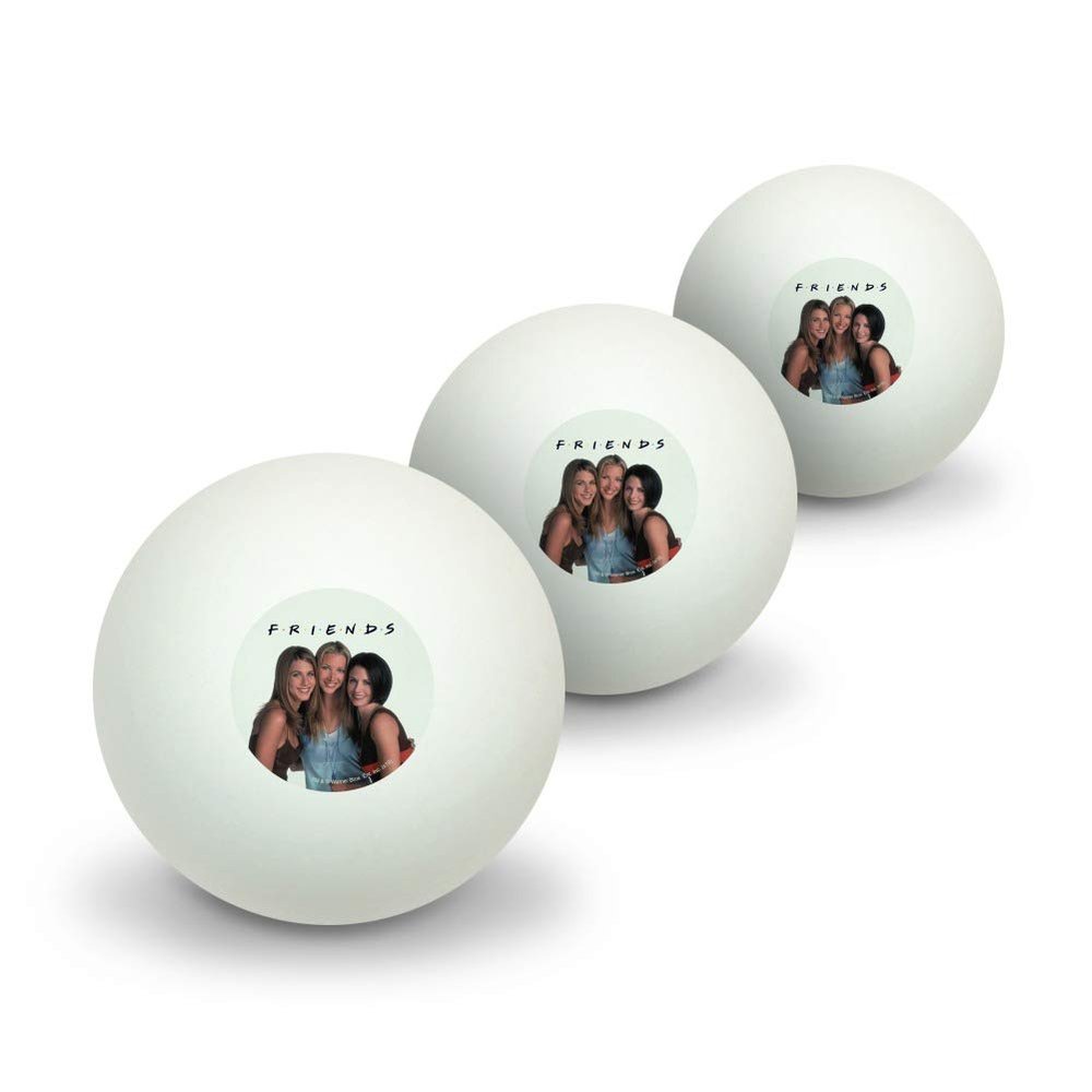 GRAPHICS & MORE Friends The Girls Novelty Table Tennis Ping Pong Ball 3 Pack