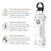 REUZBL Silicone Bottle Bumper with Patented Handle Fits Hydro Flask 40 oz Protective Bottle Boot Sleeve view 2