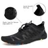 WateLves Men's Black Size 6 Water Shoes, Quick-Dry Aqua Socks for Swimming, Surfing, Yoga & Water Aerobics view 4