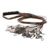 Rig'Em Right Waterfowl Pre-Rigged Xtreme Coated Tangle Free Cable Decoy Anchors for Duck Hunting (18" Length, 4-oz Weights) view 1