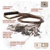 Rig'Em Right Waterfowl Pre-Rigged Xtreme Coated Tangle Free Cable Decoy Anchors for Duck Hunting (18" Length, 4-oz Weights) view 2