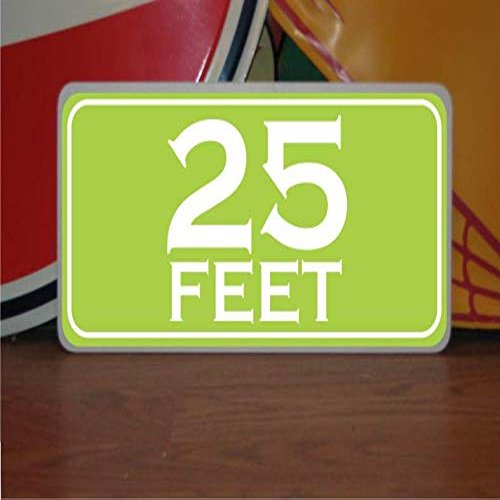 25 Feet Metal Sign Golf Course Yardage Marker Country Club Driving Range