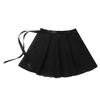 Alvivi Children's Girls Chiffon Ballet Dance Wrap Around Skirt Kids Sports Skate Leotards Tutu Skirts Black 8-12 view 2
