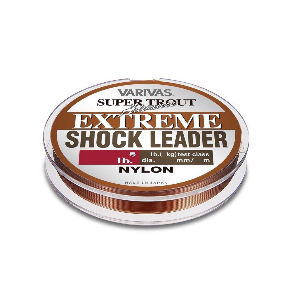 VARIVAS Super Trout Advanced Extreme Shock Leader, 98.4 ft (30 m), 30 lb