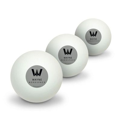 GRAPHICS & MORE Justice League Movie Wayne Aerospace Novelty Table Tennis Ping Pong Ball 3 Pack