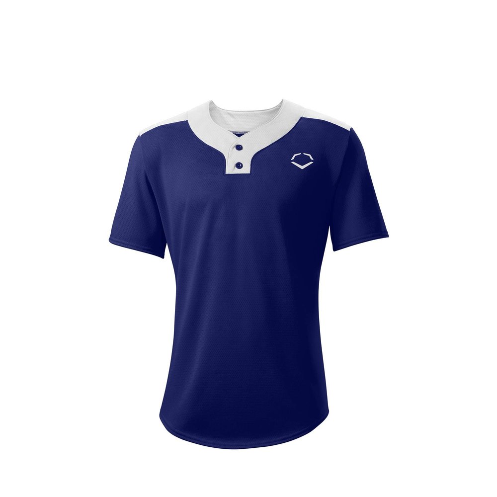 EvoShield Youth E203 2-Button Jersey, Royal - Large