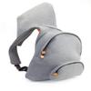 Morikukko Hooded Backpack, Grey (Grey Neon Orange) view 1