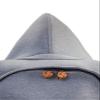Morikukko Hooded Backpack, Grey (Grey Neon Orange) view 4