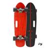 LMAI 27" Bamboo Wood Cruiser Complete Skateboard Longboard (Portable Red) view 1