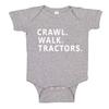 7 Years Southern Crawl Walk Tractors Baby Boy Clothes Romper (6 Month, Grey) view 1