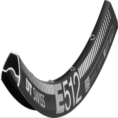 DT Swiss E 512 27.5" Tubeless-Ready Disc Rim 32h Black