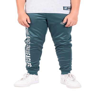 Ultra Game NFL Official Youth Super Soft Game Day Jogger Sweatpants, Philadelphia Eagles, Team Color, 14-16