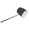 NovelBee 1/2 Inch X 250 Feet Double Braid Nylon Anchor Line with Stainless Steel Thimble and Plastic Chuck (Black) view 3