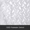 LOOGU White Camo Netting 150D Snow Camouflage Net for Sunshade, Camping, Military, Hunting Blind, Party Decorations - 13 x 16.5 Feet view 2
