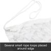 LOOGU White Camo Netting 150D Snow Camouflage Net for Sunshade, Camping, Military, Hunting Blind, Party Decorations - 13 x 16.5 Feet view 3
