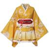 GRACEART Japanese Yukata Kimono Costume Anime Cosplay Robe (Yellow,S) view 1