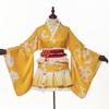 GRACEART Japanese Yukata Kimono Costume Anime Cosplay Robe (Yellow,S) view 4