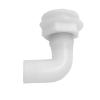 Kesoto 1 Inch Plastic 90 Degree Thru-Hull Bilge Pump Hose Fitting for Boats-White view 2