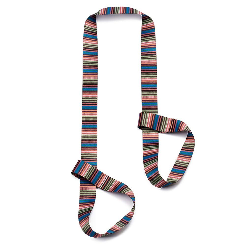 ZOOEASS Yoga Mat Strap, Adjustable Durable Yoga Mat Carrier & Stretching Strap, 5.9feet, Multiple Color Choices (Color bar,5.9feet)
