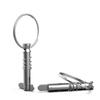 4 Pack 1/4inch(6.3mm) Diameter Quick Release Pin with Drop Cam & Spring, Effective Length 1.65inch( 41.9mm), Total Length 3 inch( 76.2mm)-316 Stainless Steel Bimini Top Pin, Marine Hardware view 4
