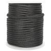NovelBee 5/8 Inch X 300 Feet Double Braid Nylon Anchor Line with Stainless Steel Thimble and Plastic Chuck (Black) view 2