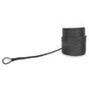 NovelBee 5/8 Inch X 300 Feet Double Braid Nylon Anchor Line with Stainless Steel Thimble and Plastic Chuck (Black) view 3