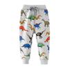 Qin.Orianna Little Boys Cartoon Pattern Cotton Drawstring Elastic Sweatpants Sport Jogger Pants with Pocket view 2