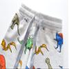 Qin.Orianna Little Boys Cartoon Pattern Cotton Drawstring Elastic Sweatpants Sport Jogger Pants with Pocket view 4