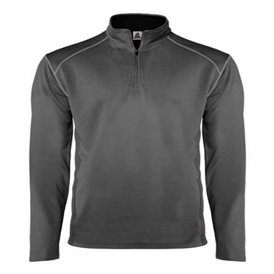 B-Baseball Youth Tee Graphite/Gold Medium