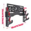 JIZHU Sword Holder Wall Mount Sword Stand Japanese Samurai Sword Display Rack Hanger and Standard Swords  1-4 Tier -3-Tier view 2