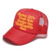 Custom Kid Truck Hats Personalized Mesh Adjustable Baseball Cap Sun Visor Hats view 1