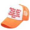 Custom Kid Truck Hats Personalized Mesh Adjustable Baseball Cap Sun Visor Hats view 1