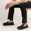RockDove Men's Hearthfire Memory Foam Moc Slipper, Size 10 US Men, Black view 2