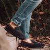 RockDove Men's Hearthfire Memory Foam Moc Slipper, Size 10 US Men, Black view 3