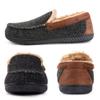 RockDove Men's Hearthfire Memory Foam Moc Slipper, Size 10 US Men, Black view 4